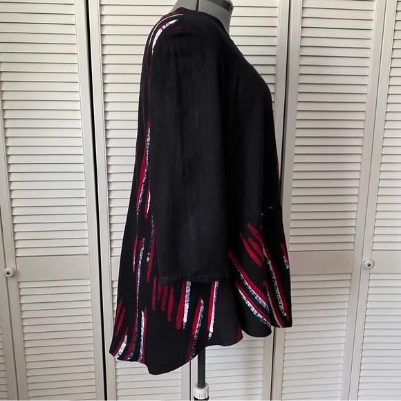 Blue Sky Mixed Media Rayon Tunic with pocket 1X - Picture 2 of 12